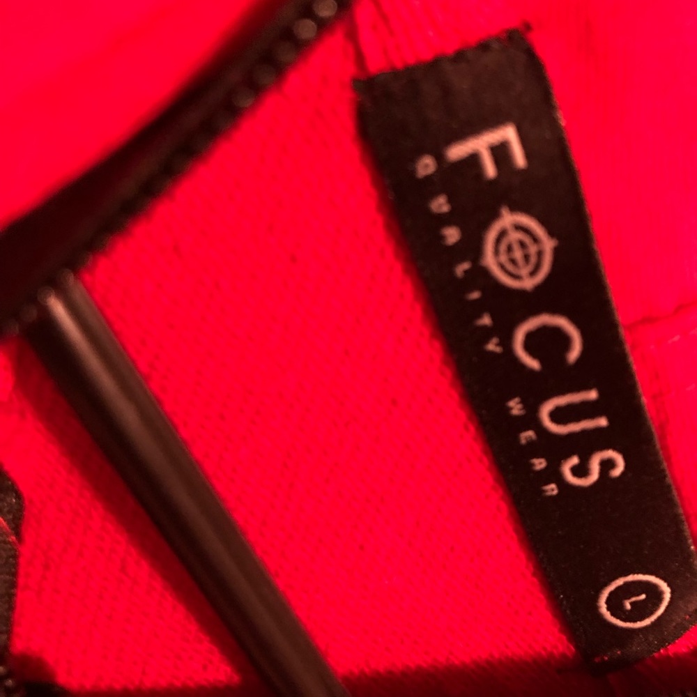 Red Focus Pullover - Picture 3 of 4